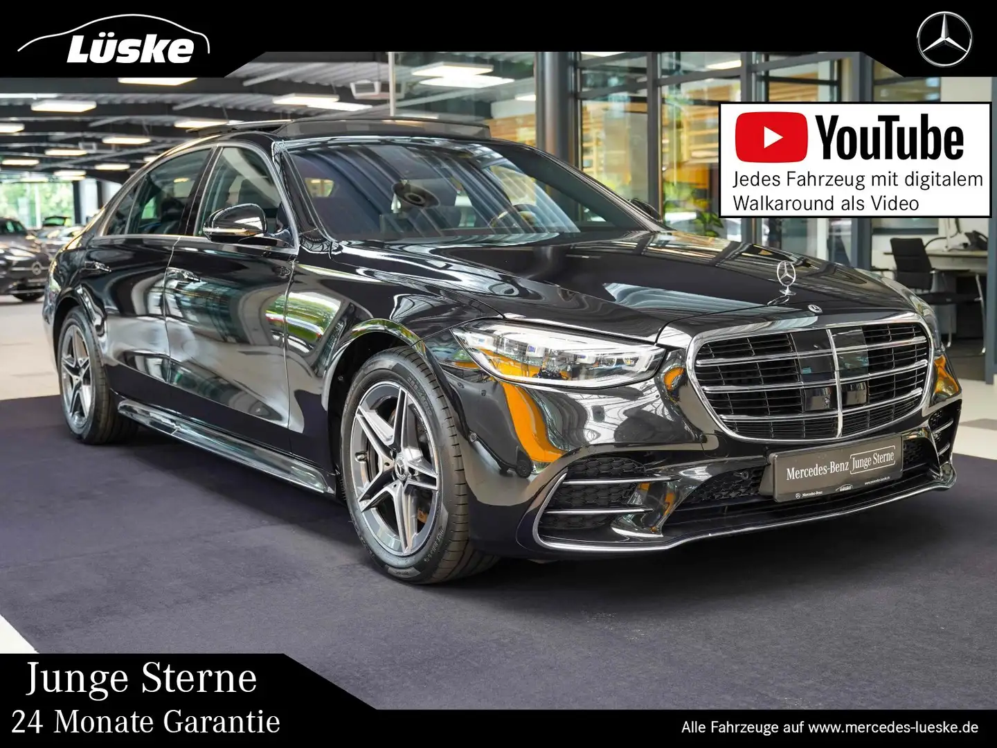 Mercedes-Benz S 450 S 450 d 4M L AMG Line DRIVE PILOT AR-HeadUp Pano Nero - 1