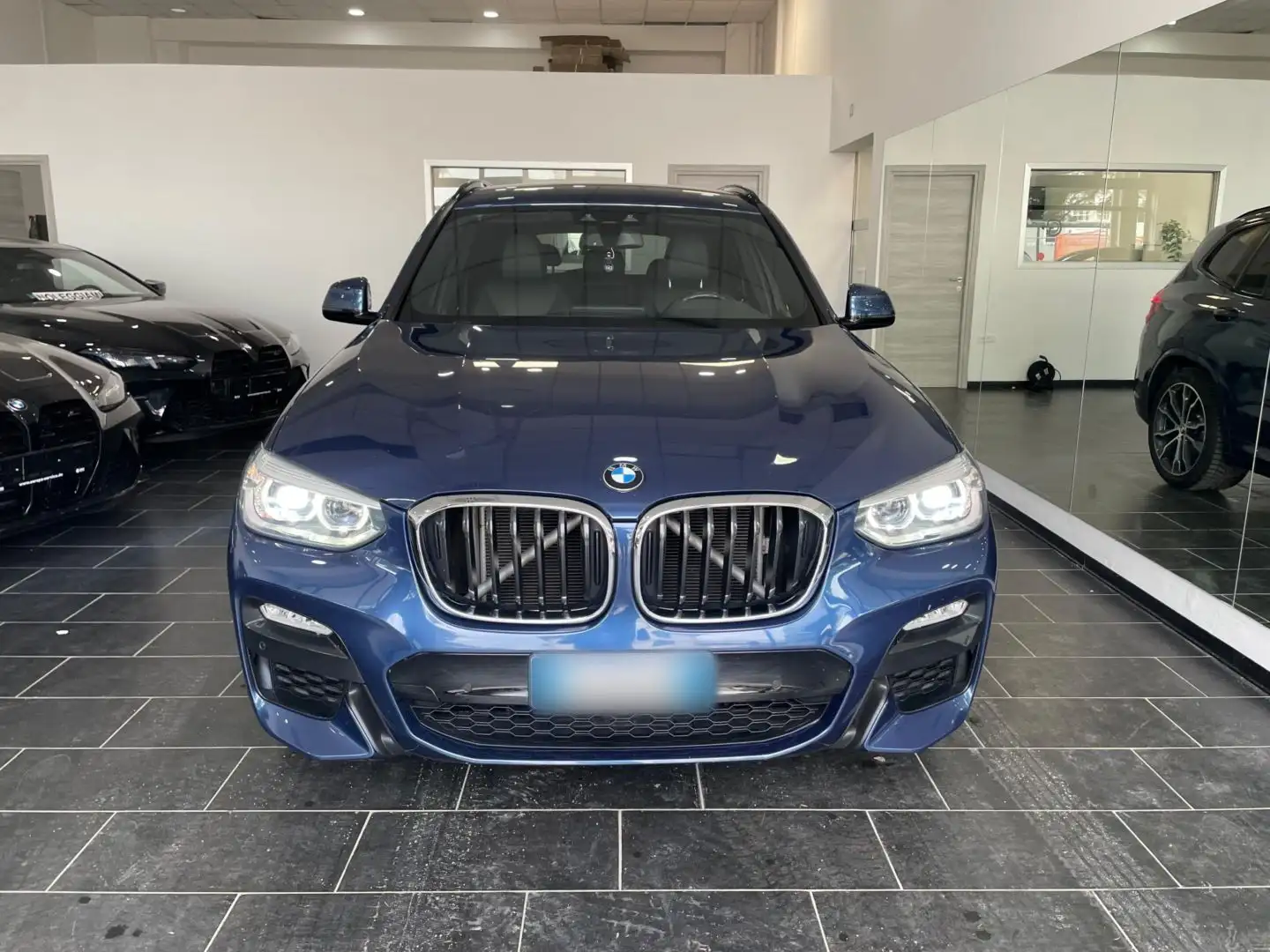 BMW X3 XDrive 25d M-Sport C.20" Led msport Camera Pelle Bleu - 2