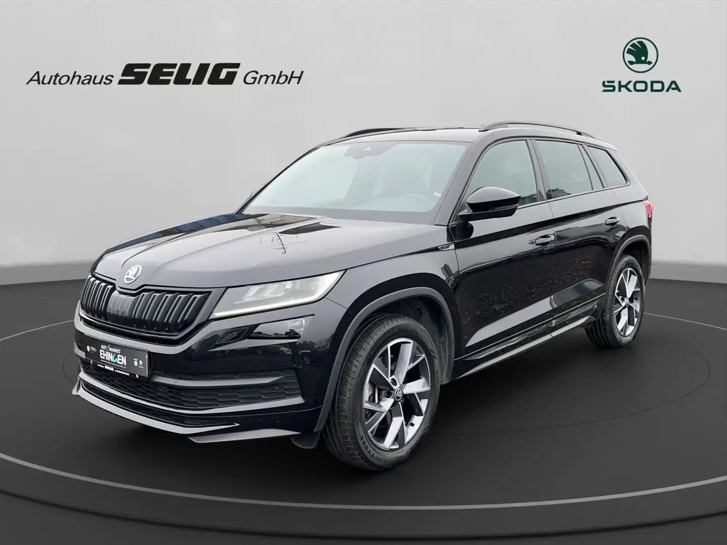 Skoda Kodiaq 2,0 TDI DSG 190 PS Sportline 4x4, Navigat Schwarz - 1