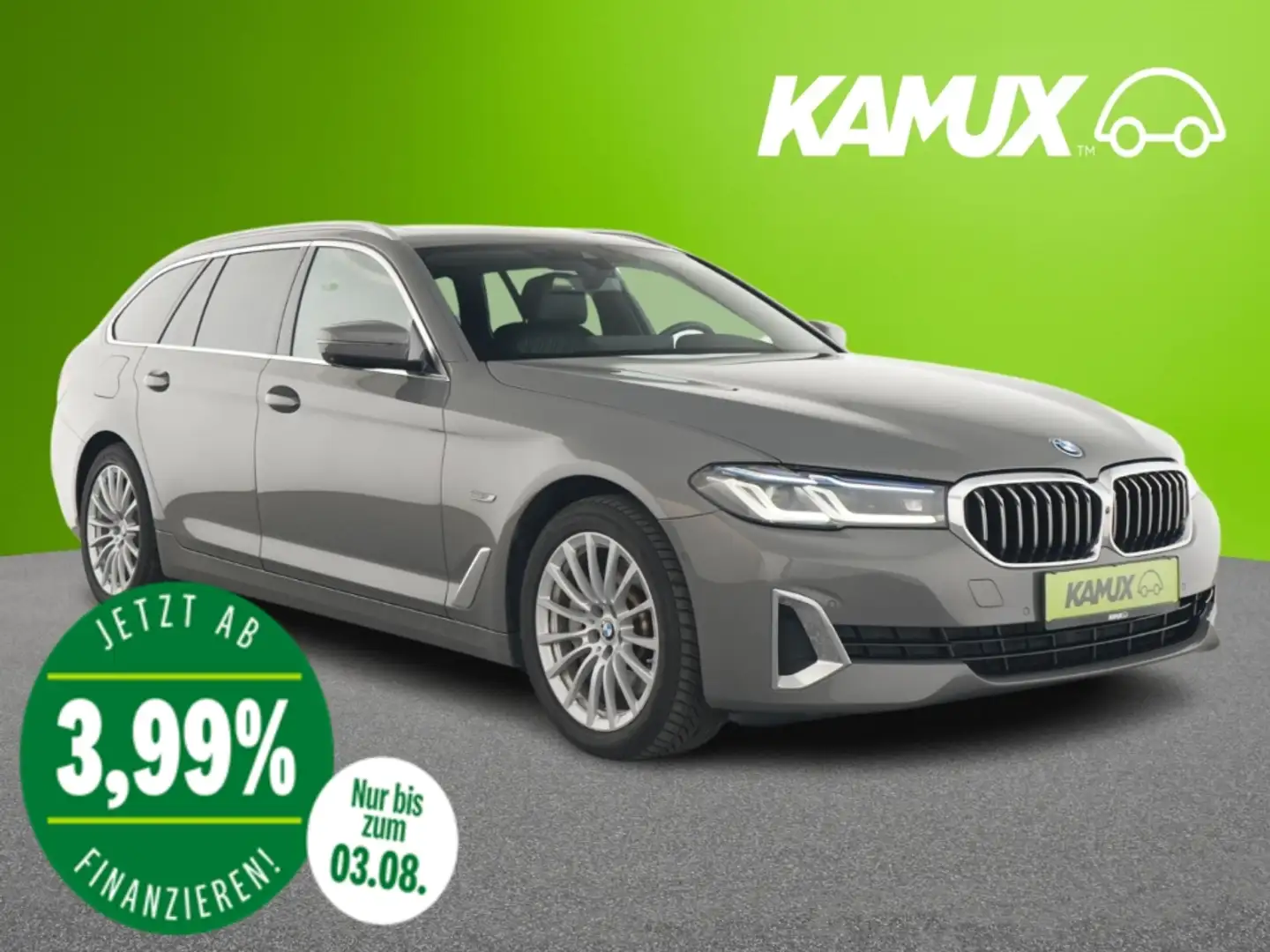 BMW 530 e xD Touring Steptronic Luxury Line+LED+PANO Grau - 1