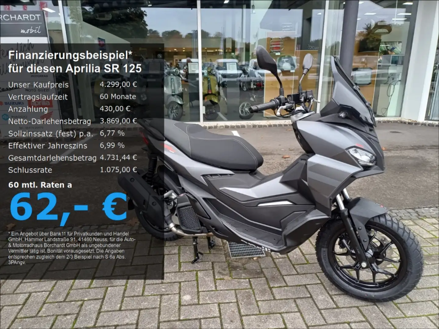 Aprilia SR 125 GT ABS E5+ *4 Jahre Garantie* Grau - 1