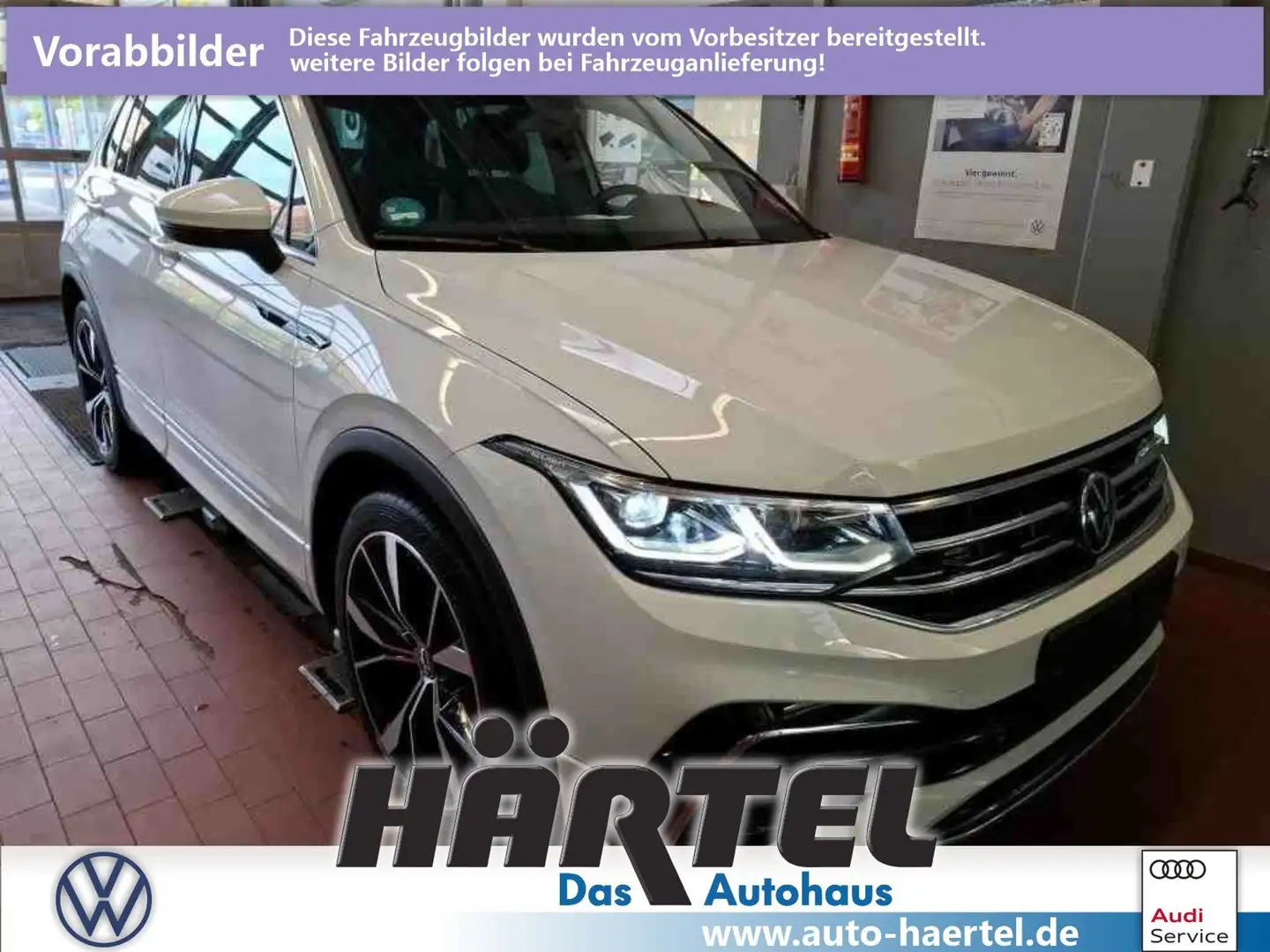 Volkswagen Tiguan R-LINE 2.0 TDI DSG (+EURO6+ACC-RADAR) Navi Weiß - 1