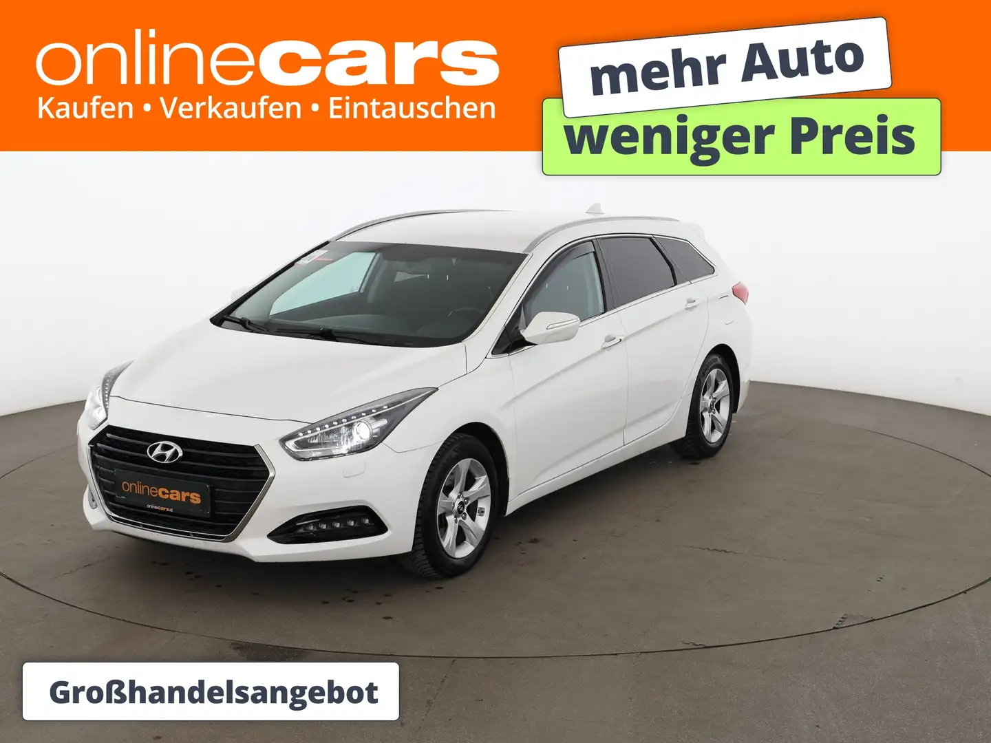 Hyundai i40 cw 1.7 CRDi blue Style Aut XENON NAVI SITZHZG Weiß - 1