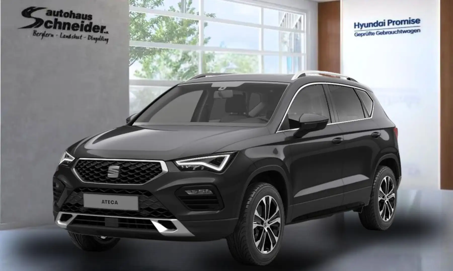 SEAT Ateca 2.0 TDI 7DSG Road Edition AHK/EHK/LED/ACC/KESSY Schwarz - 1