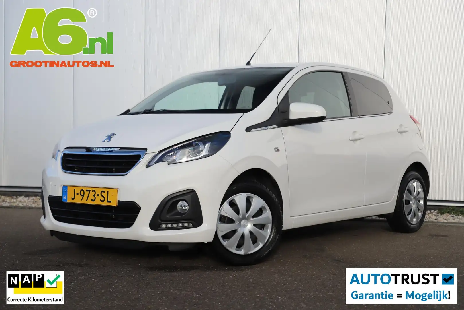 Peugeot 108 1.0 e-VTi Active NAP LED Airco Bluetooth Radio Ele Blanco - 1