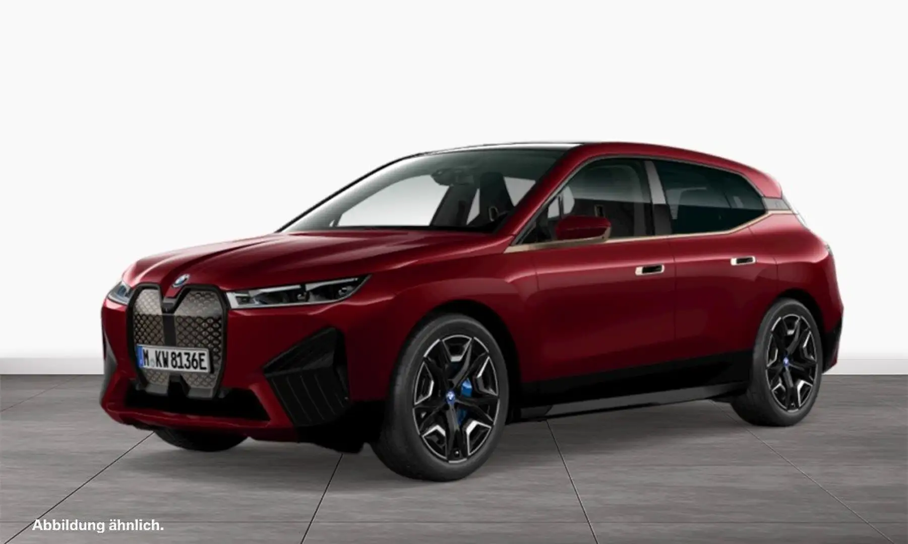 BMW iX xDrive40 22"Sportp,PanoSky,HUD,HaKa,Laser,AHK Czerwony - 1