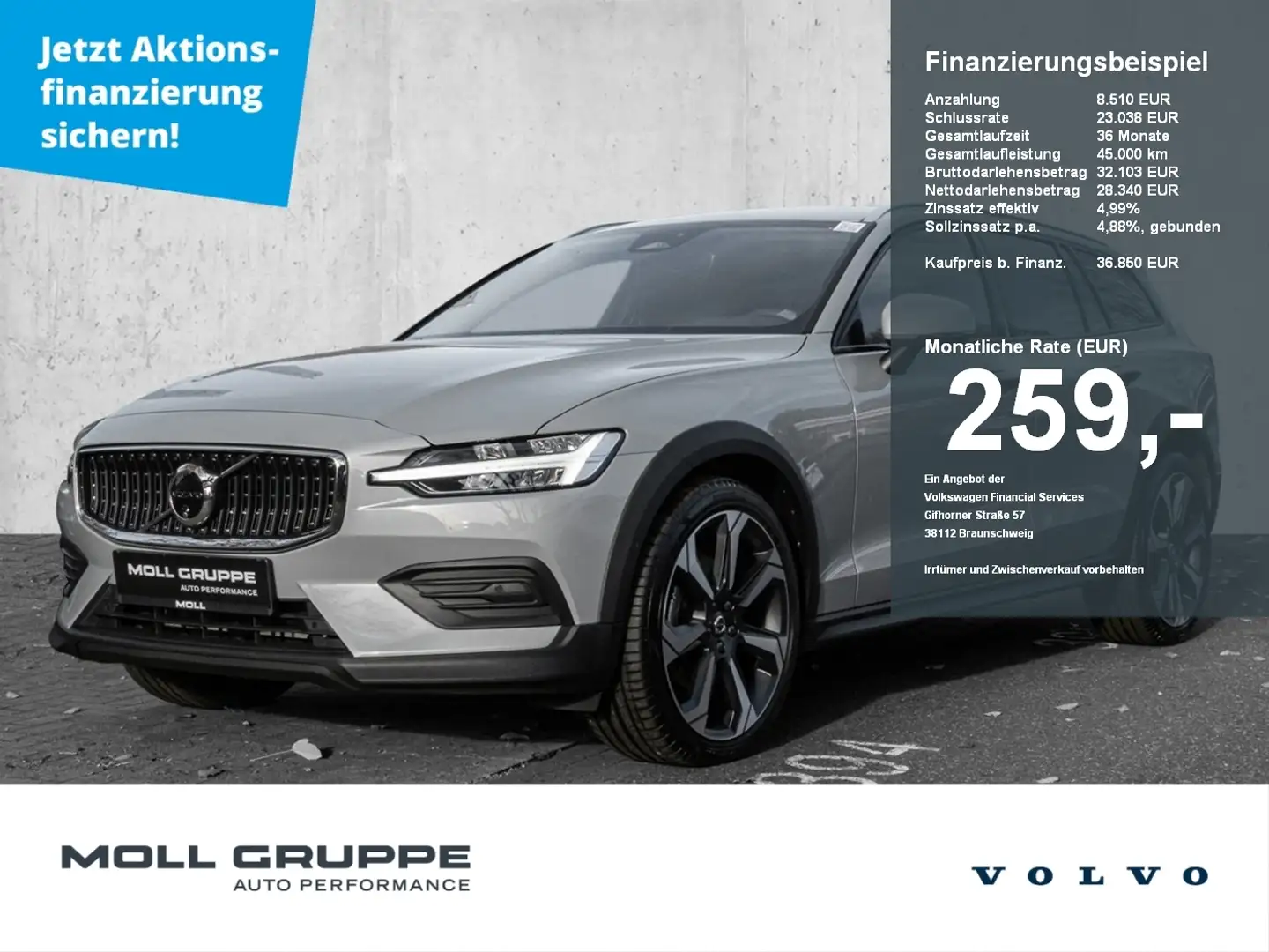 Volvo V60 Cross Country B4 AWD Plus Plus AWD Grau - 1