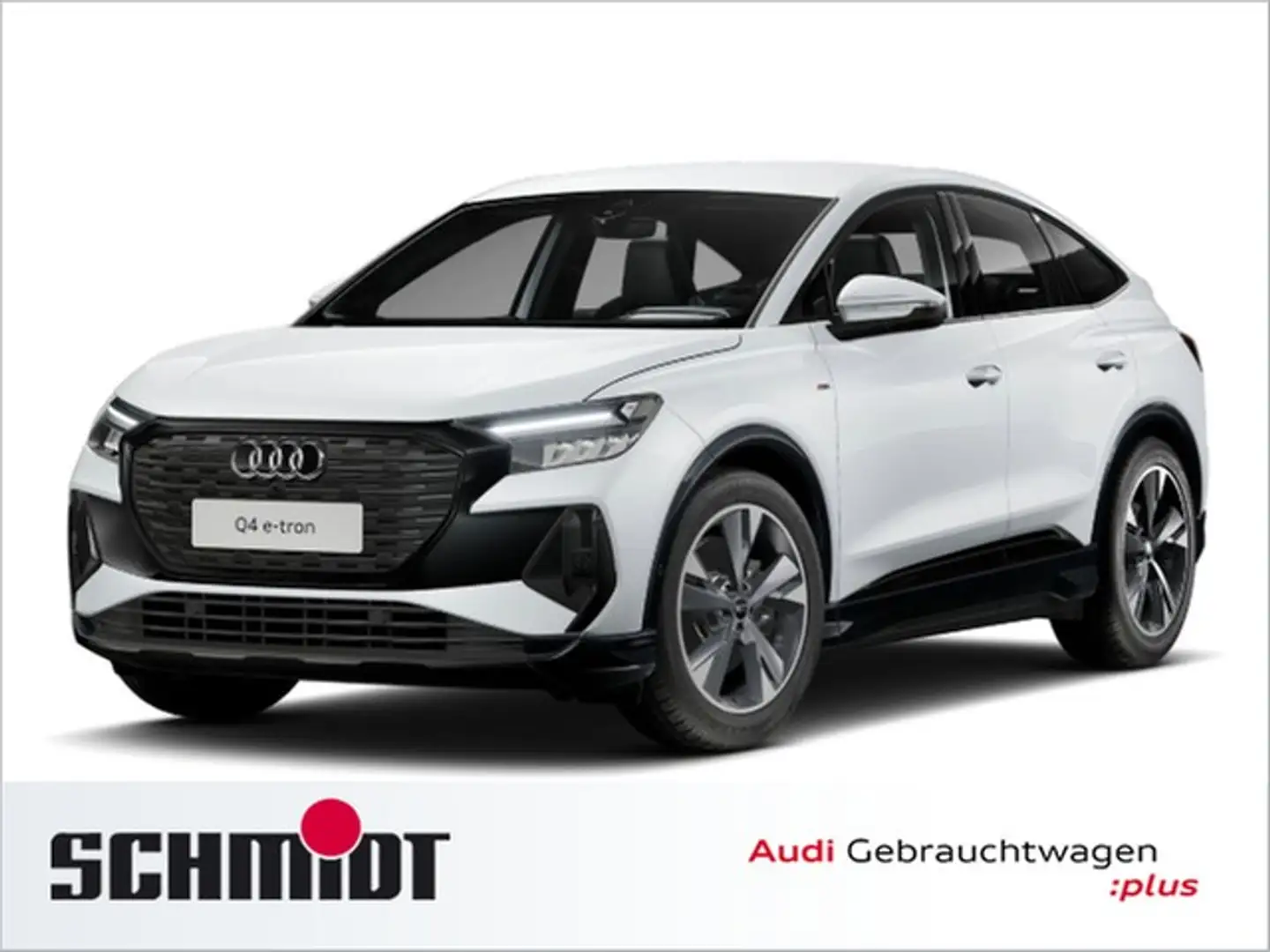 Audi Q4 e-tron Sportback 40 S line AHK SONOS LM20 Navi+ e-Heck... Weiß - 1