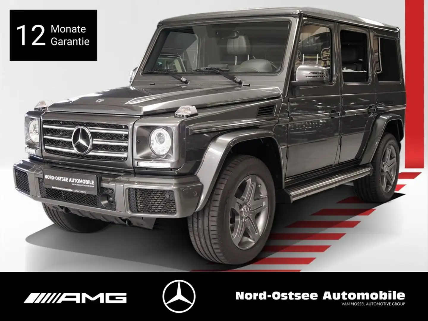 Mercedes-Benz G 500 STATION  AHK DAB SOUND SD NAVI BI-XENON Grijs - 1