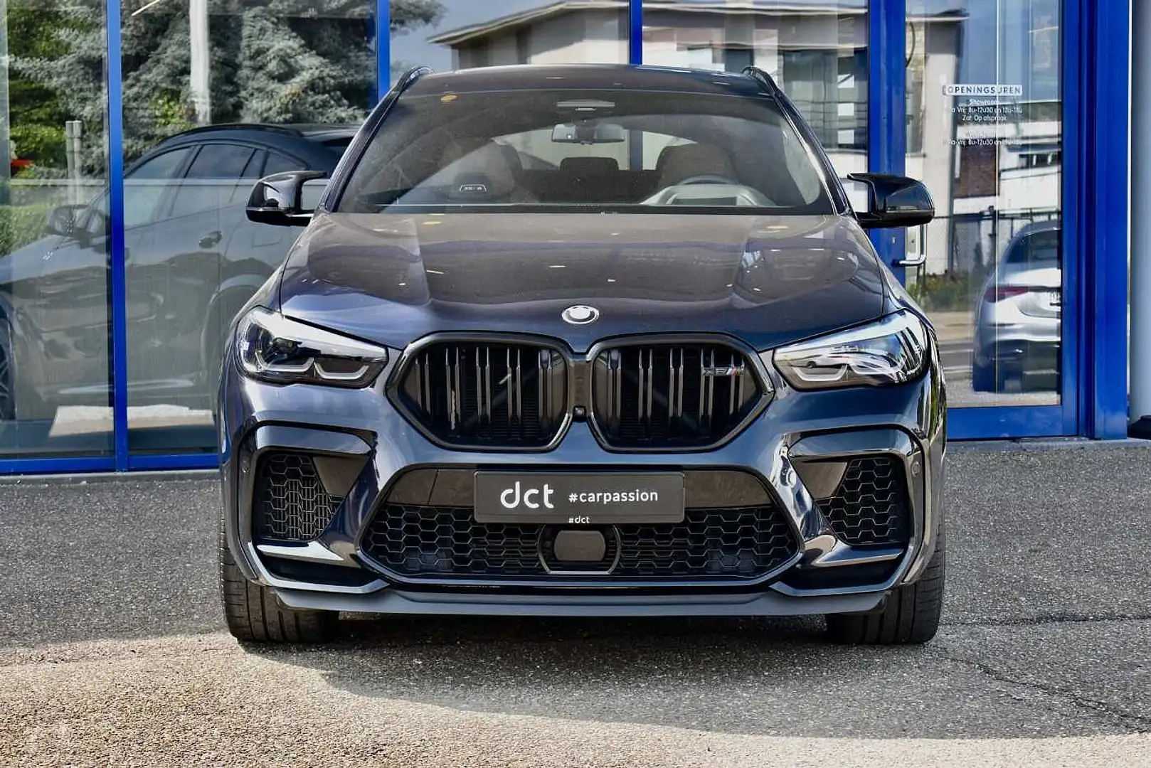 BMW X6 M V8 Comp Sky Lounge HUD H&K M Exhaust ACC Bleu - 2