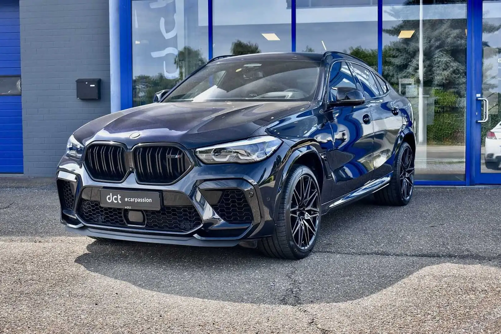 BMW X6 M V8 Comp Sky Lounge HUD H&K M Exhaust ACC Bleu - 1