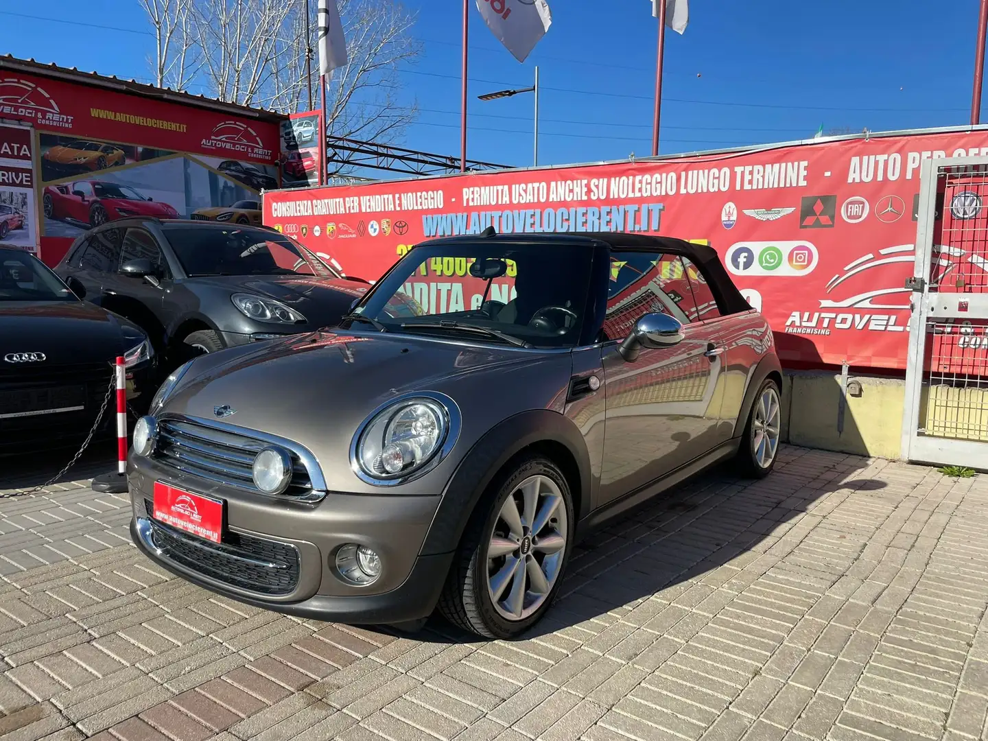 MINI Cooper D Cabrio Mini Cabrio 1.6 Cooper D 112cv Grigio - 2