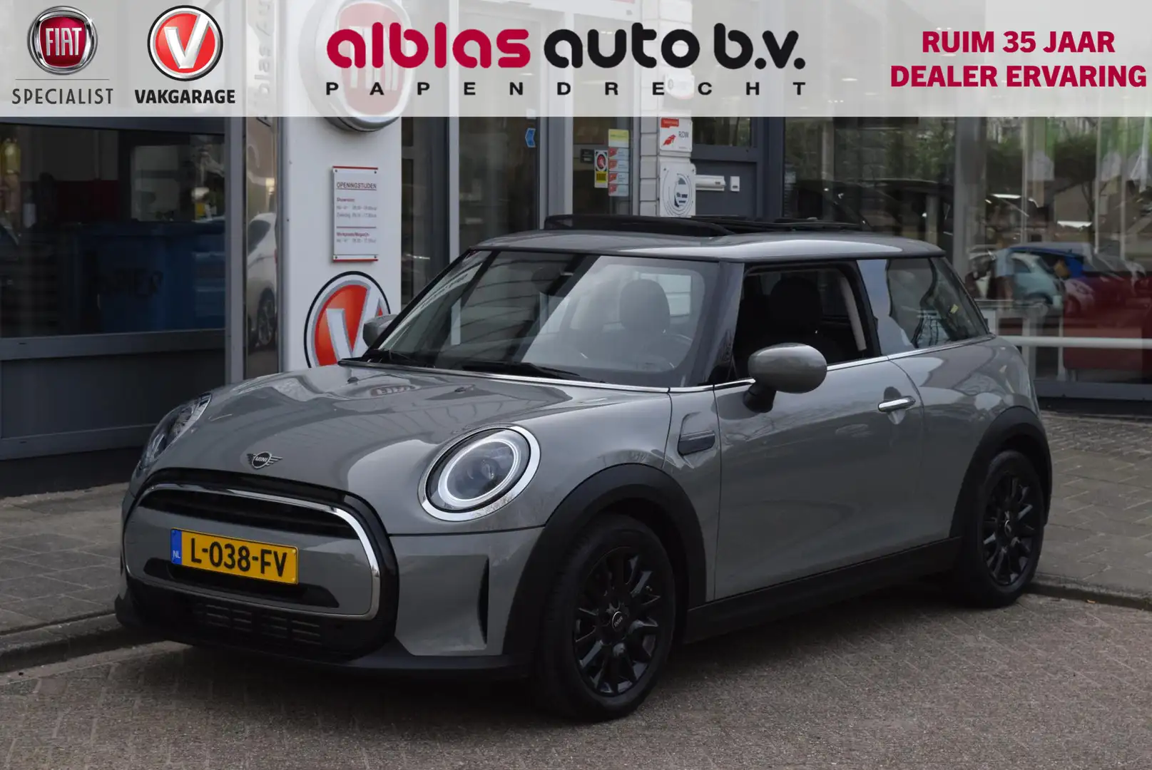 MINI Cooper Mini 1.5 Essential|Open dak|Automaat|Led Grijs - 1