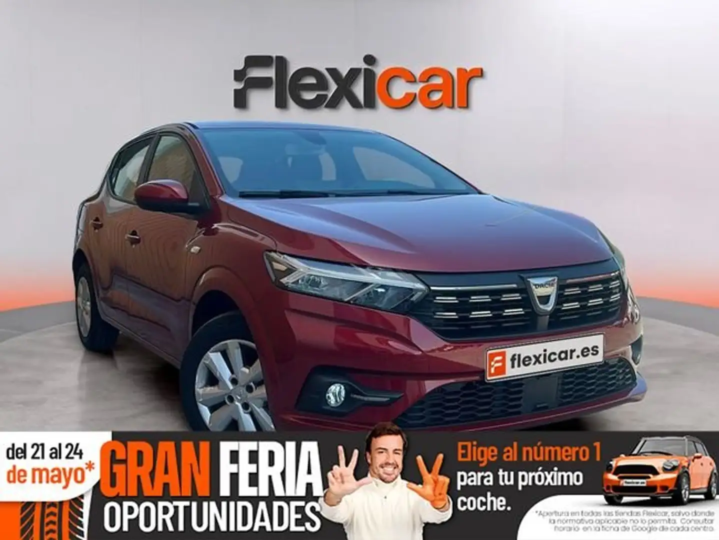 Dacia Sandero TCe Comfort 67kW Rojo - 1