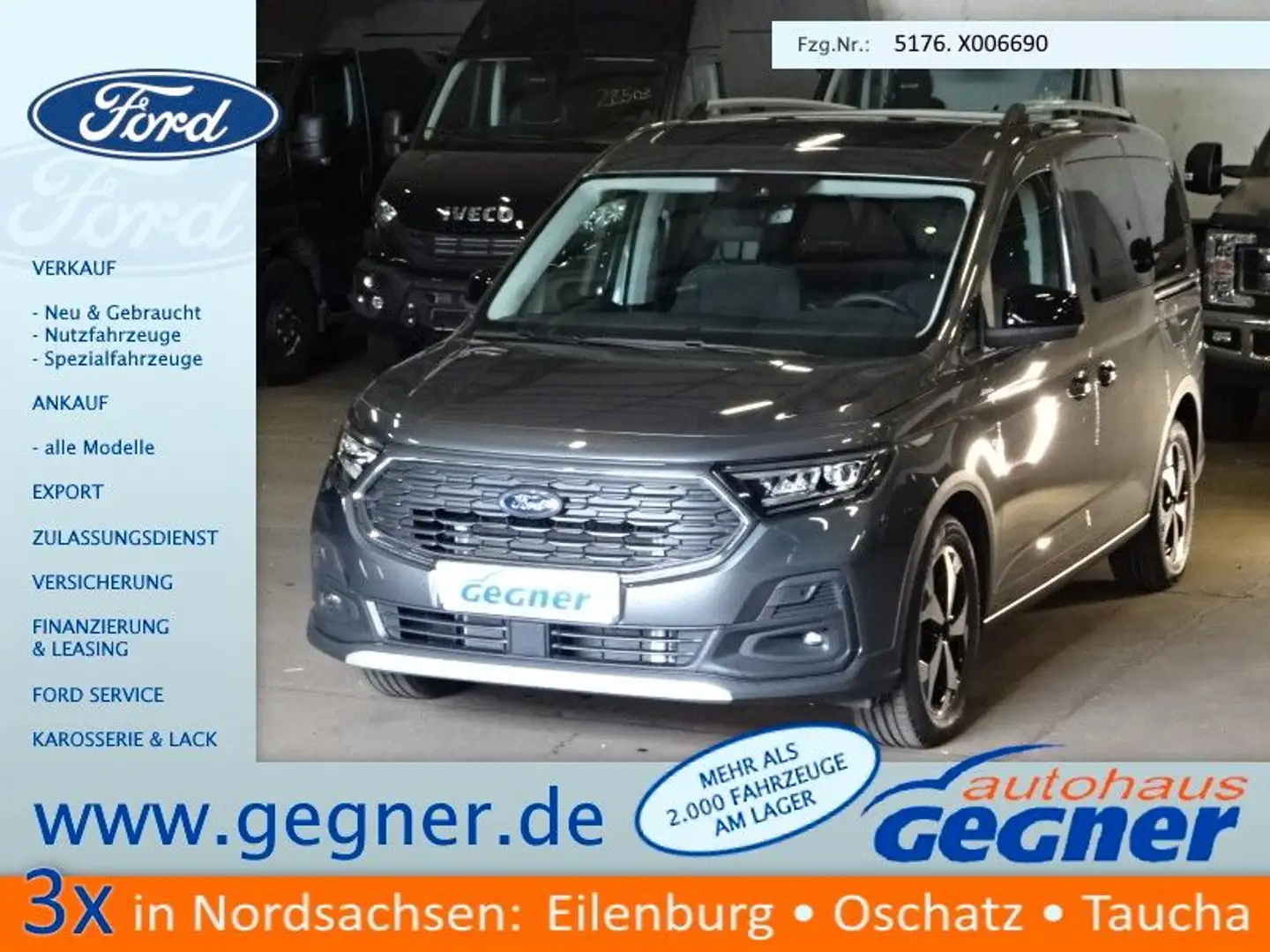 Ford Grand Tourneo Connect Active Navi LED Pano 7Sitz Szary - 1