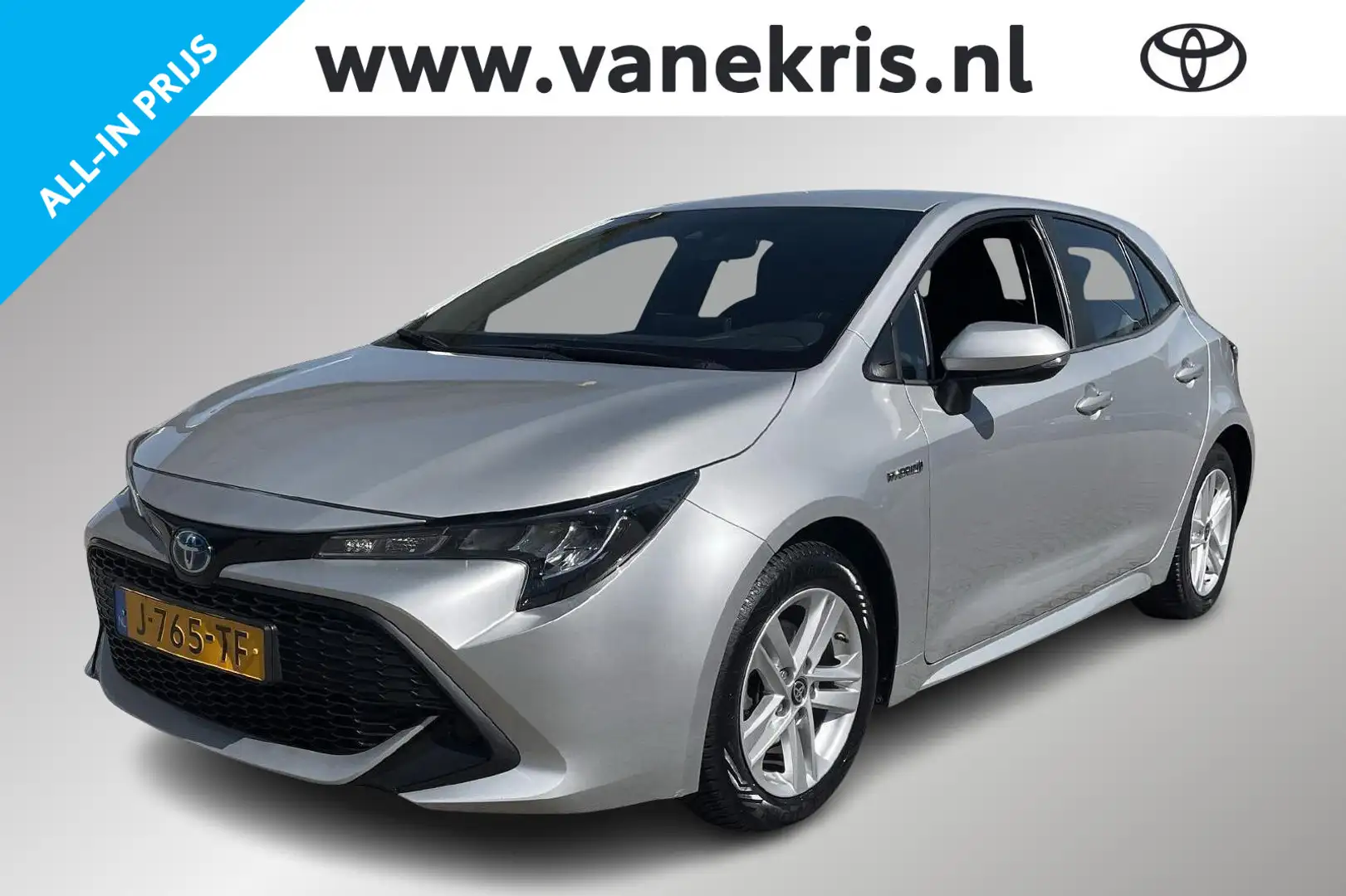 Toyota Corolla 1.8 Hybrid Active, Parkeercamera, Apple carplay, Argento - 1