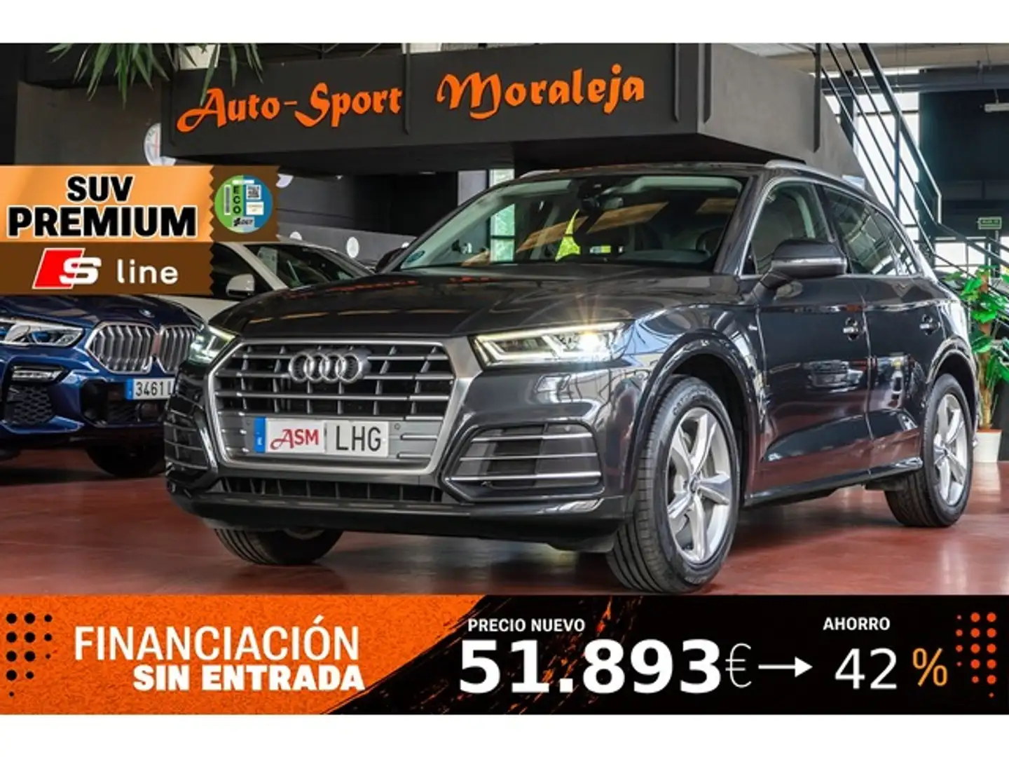 Audi Q5 35 TDI S line S tronic 120kW Gris - 1