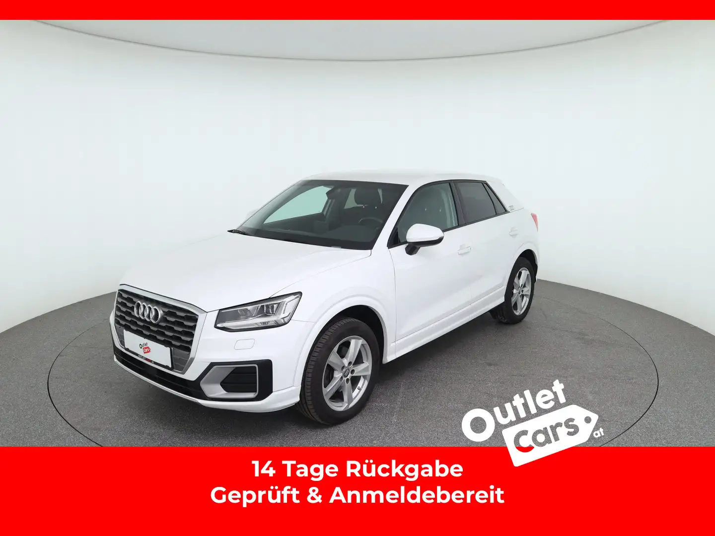 Audi Q2 1.0 TFSI Sport Weiß - 1