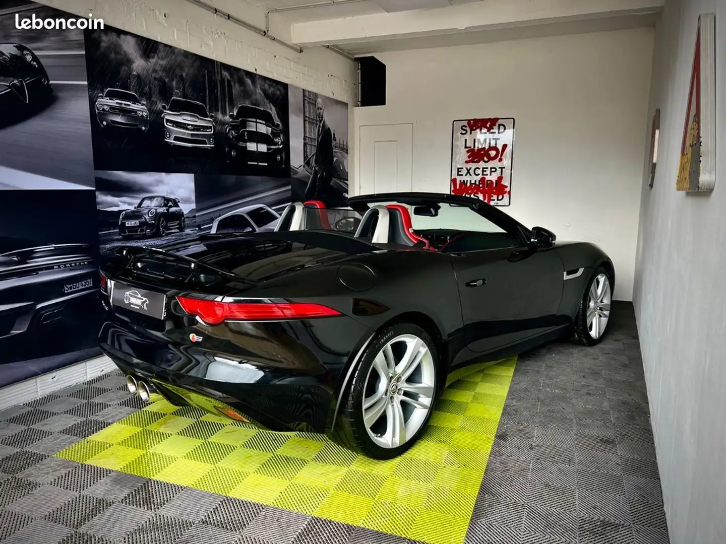 Jaguar F-Type cabriolet 3.0 v6 s 380 bva8 Schwarz - 2