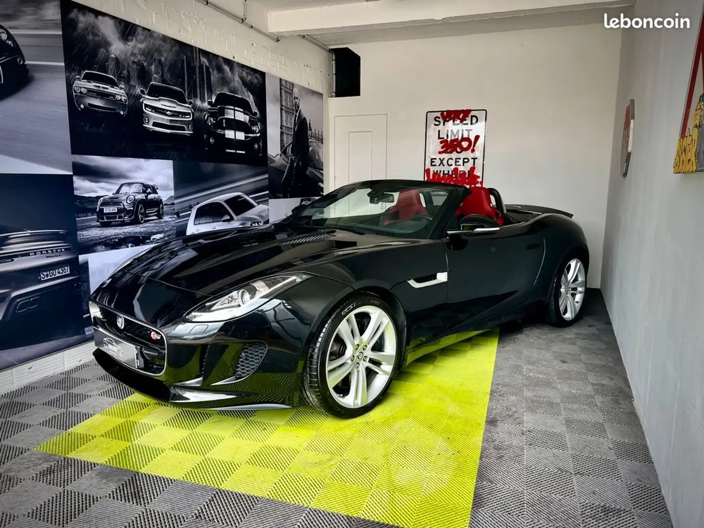 Jaguar F-Type cabriolet 3.0 v6 s 380 bva8 Schwarz - 1