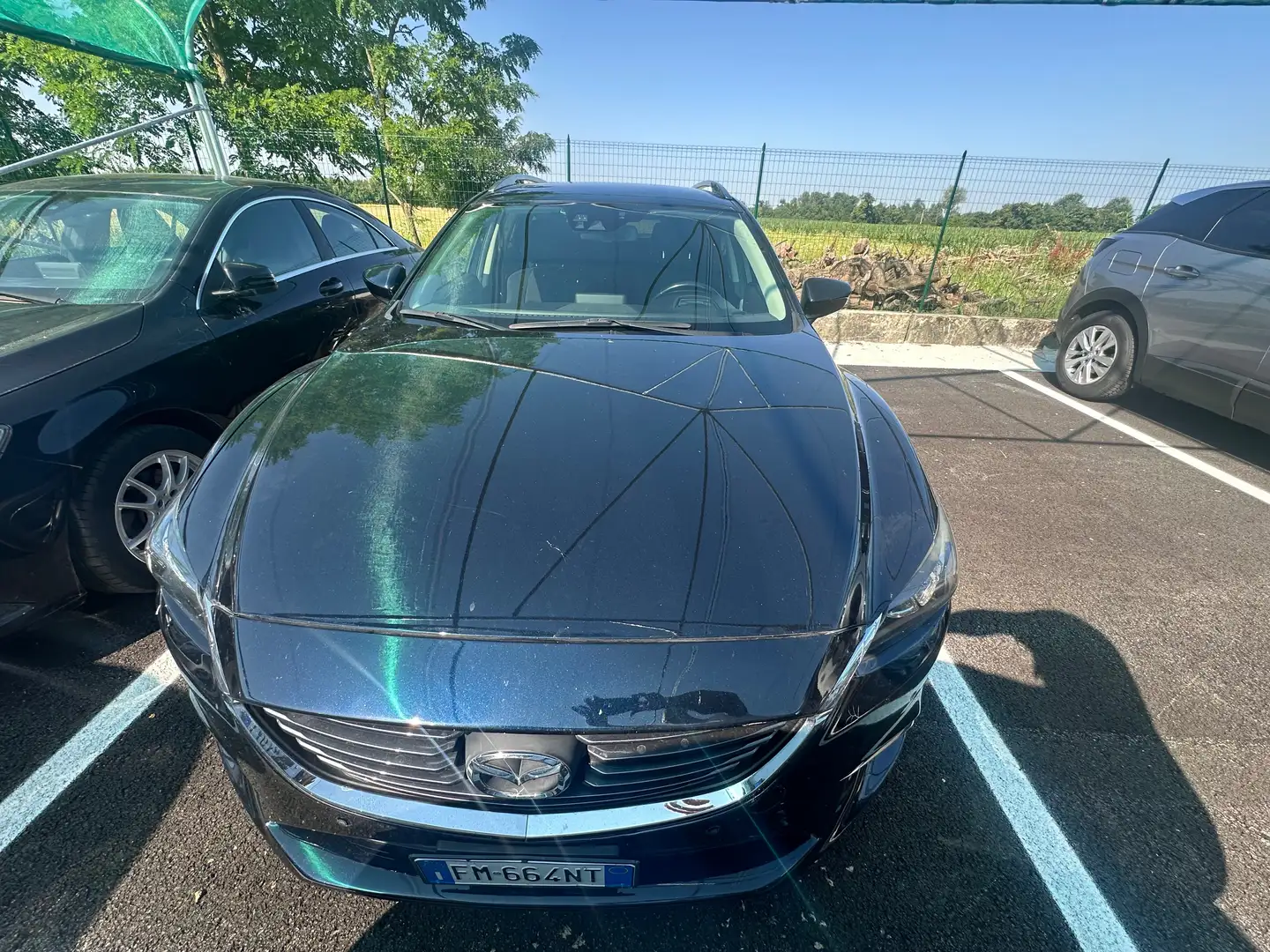 Mazda 6 Wagon 2.2 Exceed 175cv 6mt TG. FM664NT Blauw - 2