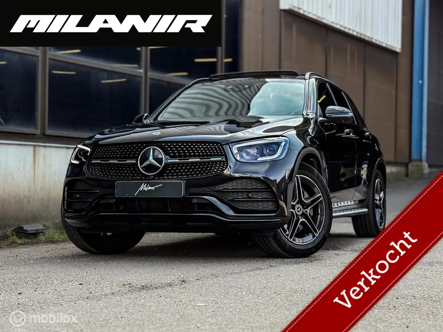 Mercedes-Benz GLC 200 GLC200 4MATIC AMG Line | Pano | Headup Zwart - 1