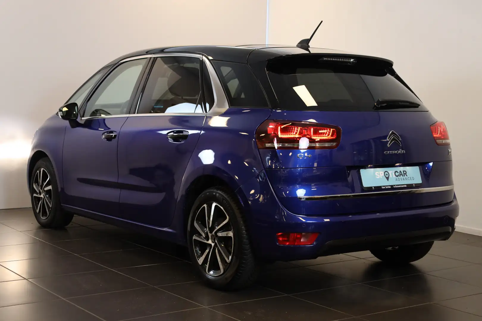 Citroen C4 Picasso PT 130 Shine Automaat-6 Panoramdak | All season ba Blauw - 2