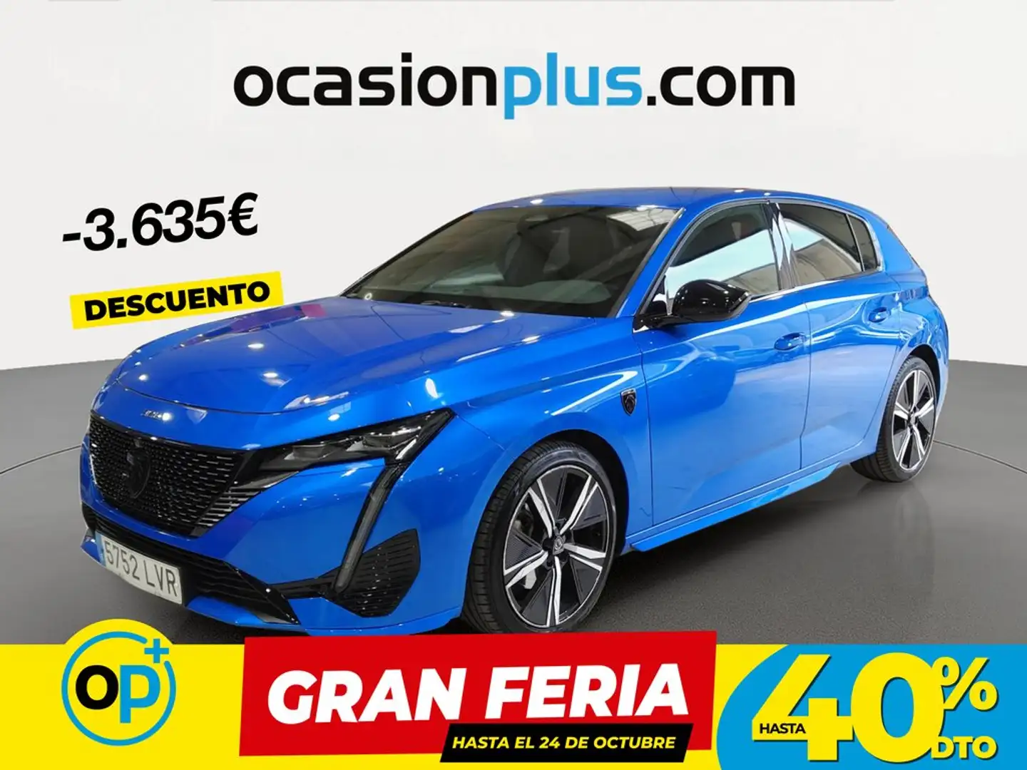 Peugeot 308 1.5 BlueHDi S&S GT EAT8 130 Azul - 1