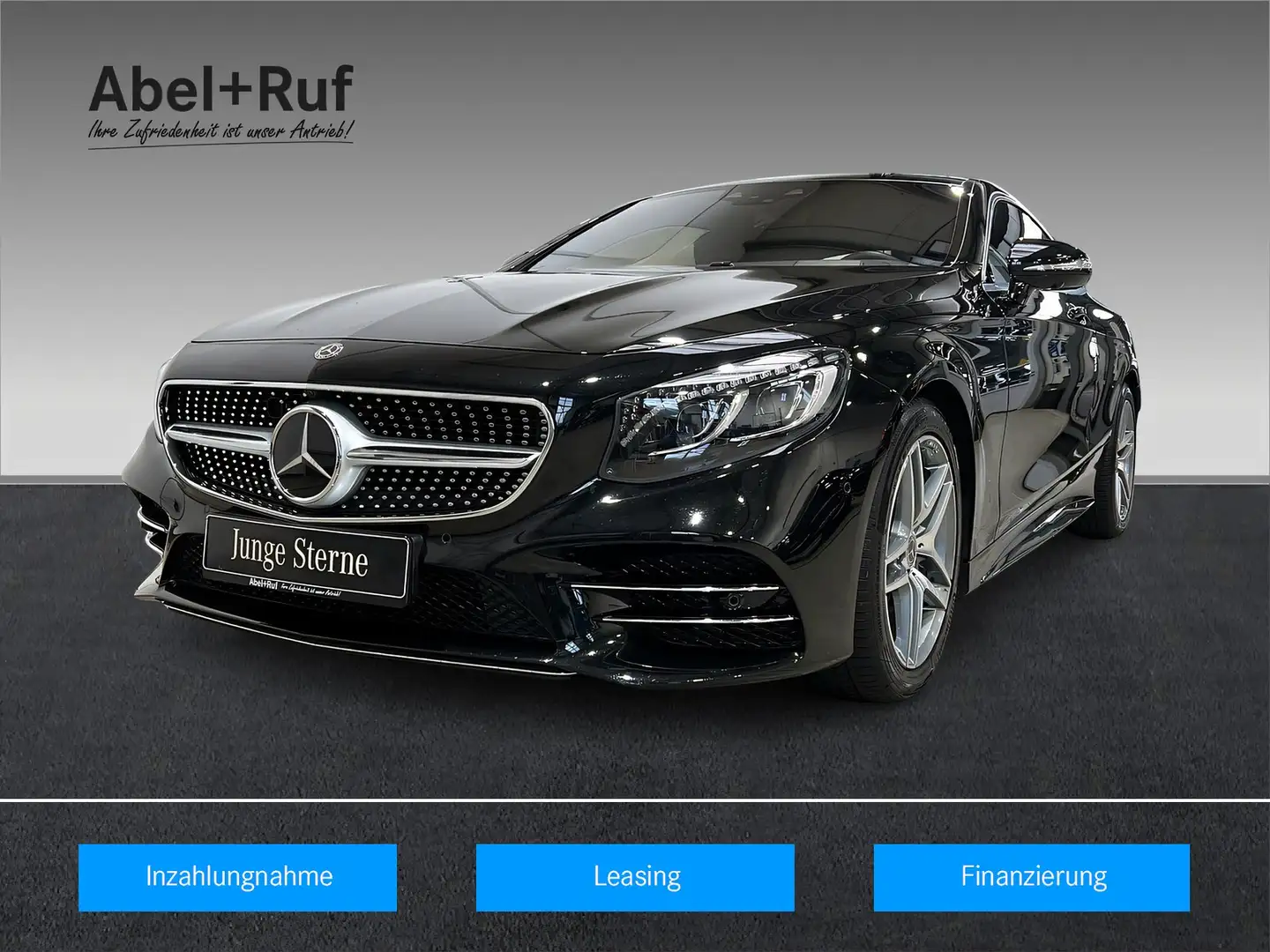 Mercedes-Benz S 560 Coupe AMG+DISTRO+Memo+Burme+Pano+Swarovski Schwarz - 1