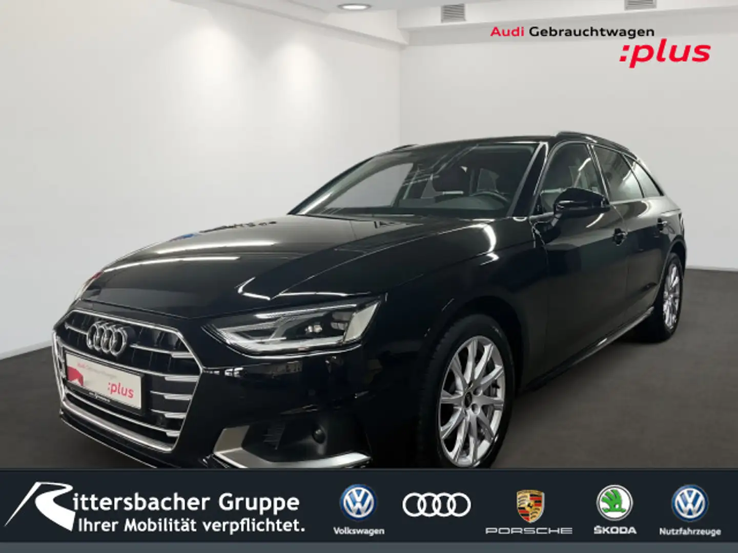 Audi A4 40 TDI advanced Business+TourPaket Zwart - 1