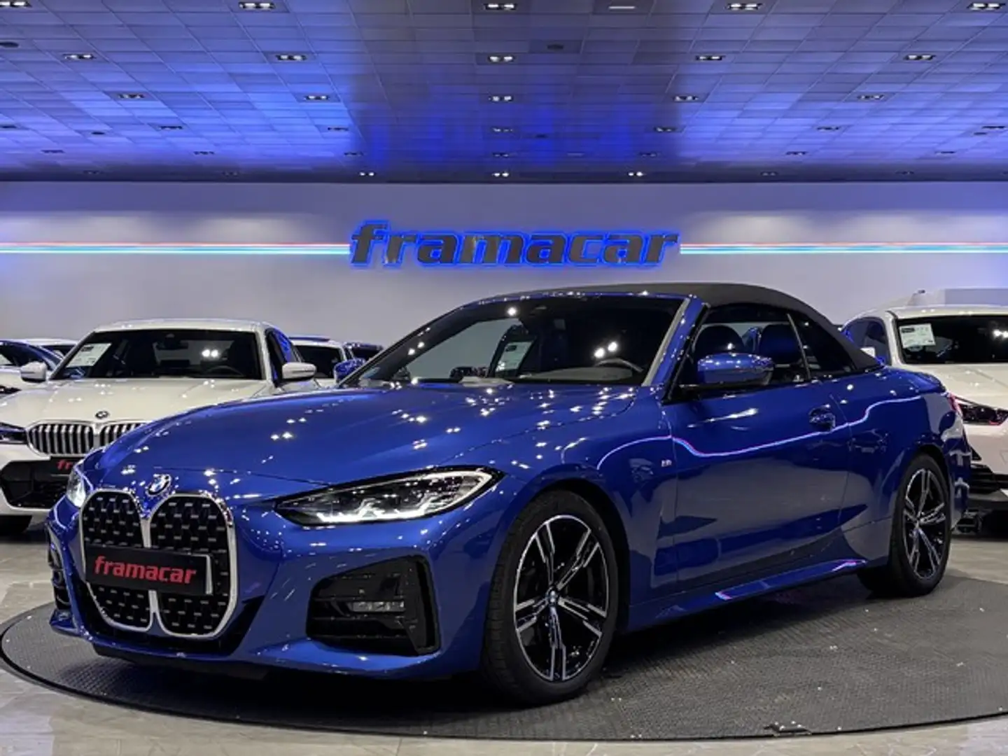 BMW 420 420dA Cabrio Blau - 2