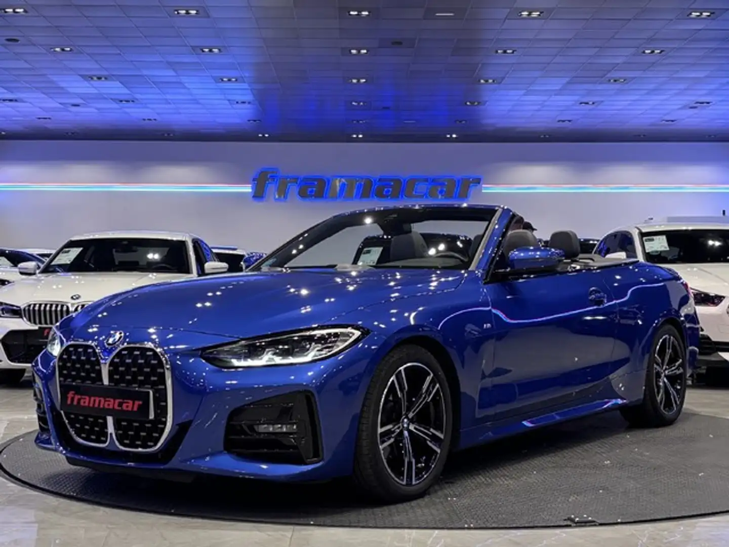 BMW 420 420dA Cabrio Blau - 1