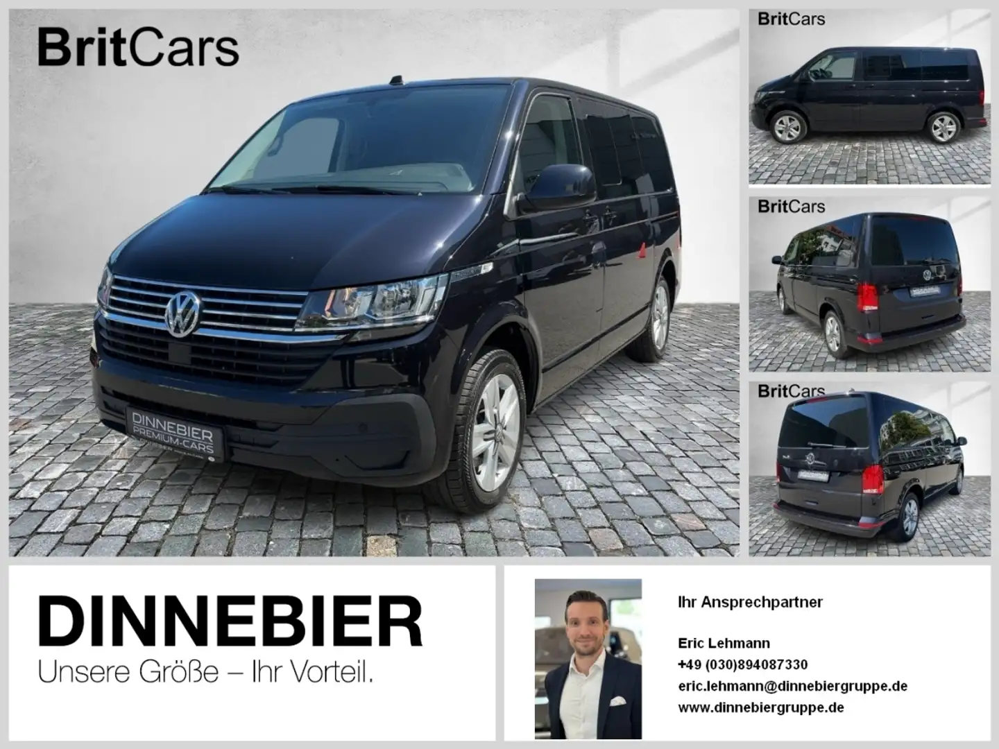 Volkswagen T6 Multivan Comfortline FWD Noir - 1