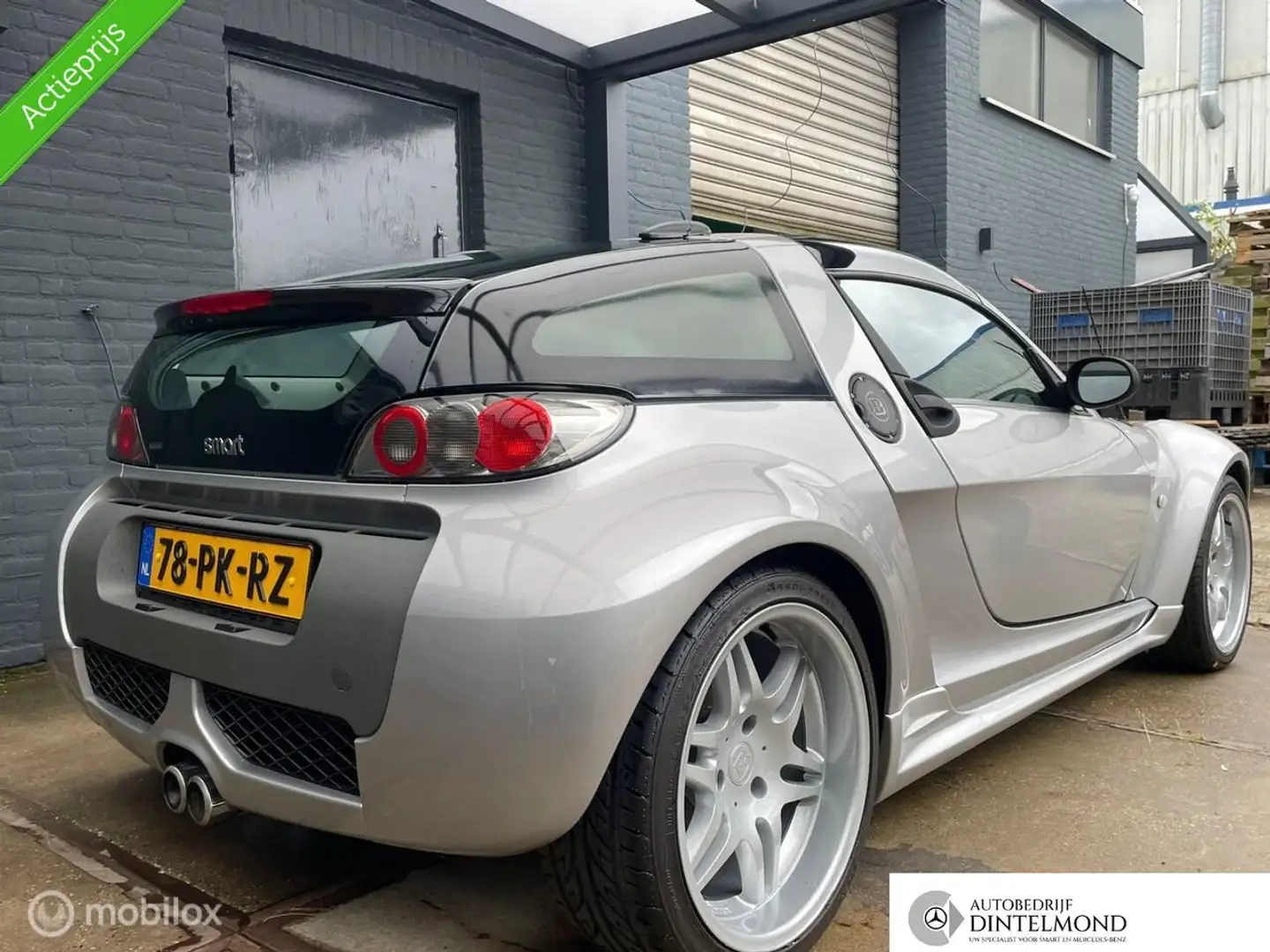 smart roadster Coupé orig NL geleverde BRABUS in speedsilver Grau - 1