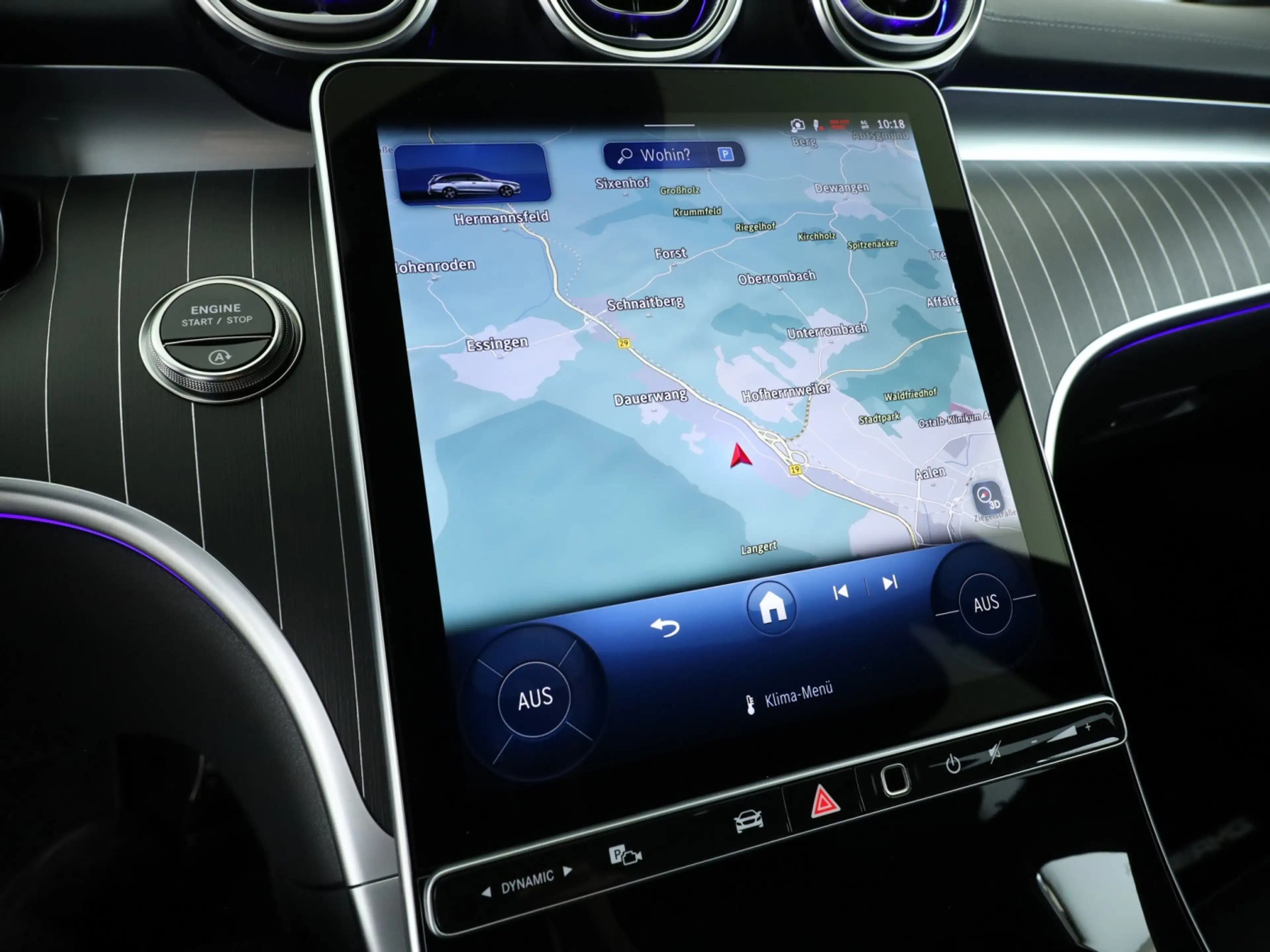 Mercedes-Benz C 300 d T-Modell 360 ACC AHK AUT Akustikglas LED — photo 13