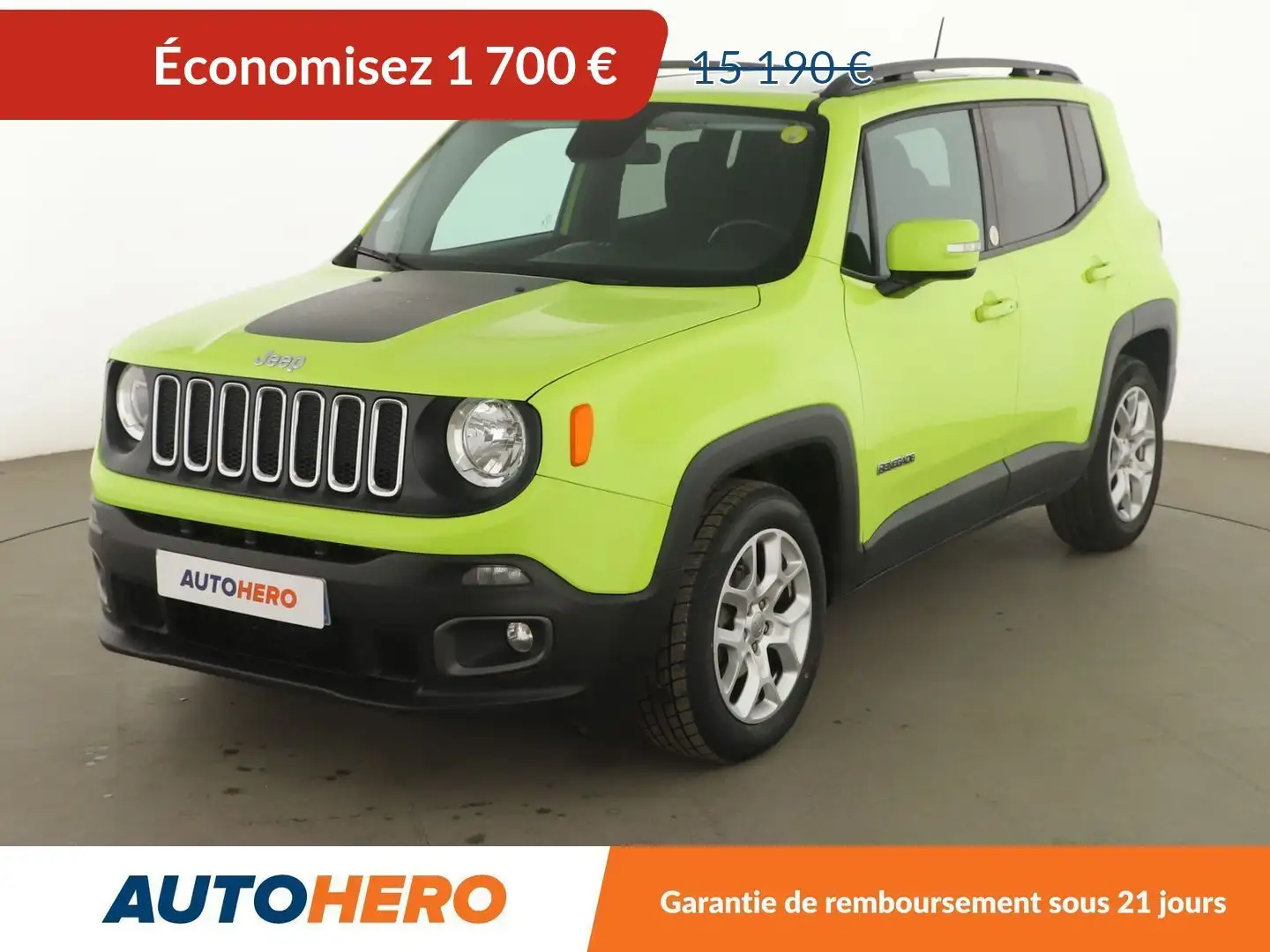Jeep Renegade 1.6 MultiJet South Beach Edition Vert - 1