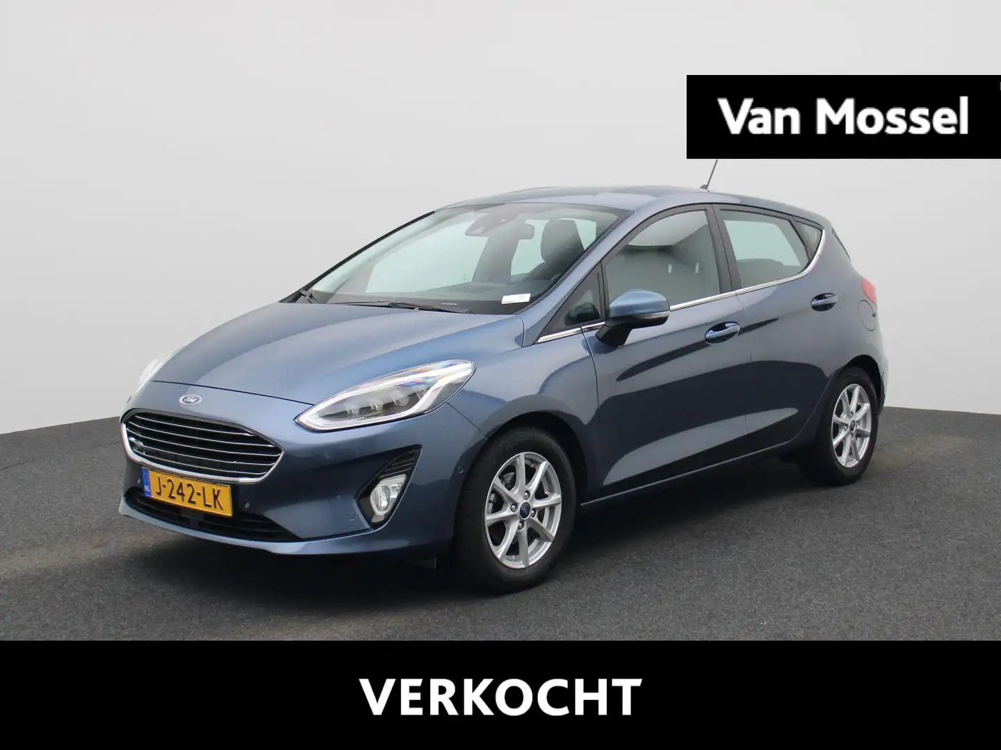 Ford Fiesta 1.0 EcoBoost Titanium X Blauw - 1