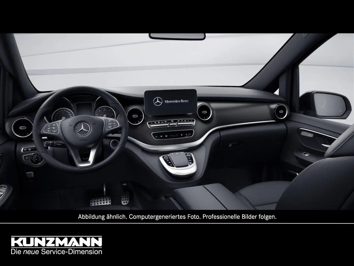 Mercedes-Benz V 300 d 4M AVANTGARDE EDITION lang Night AHK Grijs - 2