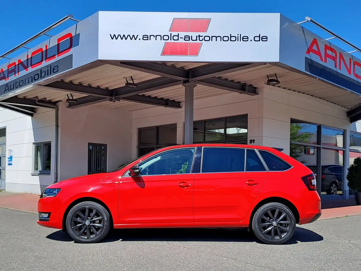 Skoda Rapid/Spaceback Spaceback 1.0 TSI (Panodach,Xenon,Navi) Rot - 1