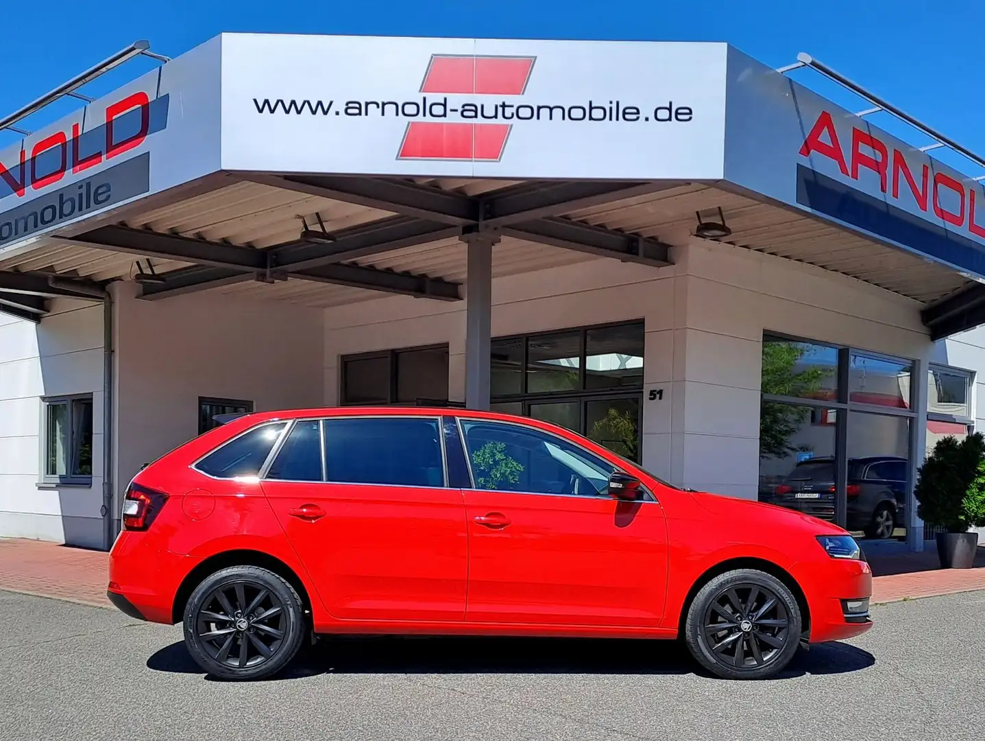 Skoda Rapid/Spaceback Spaceback 1.0 TSI (Panodach,Xenon,Navi) Rot - 2