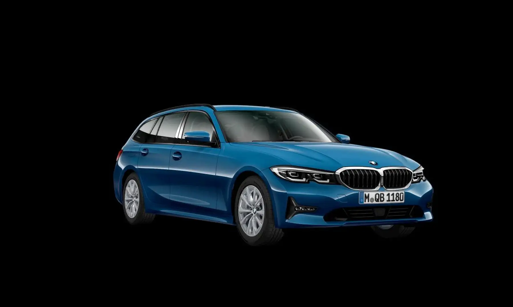 BMW 320 d xDrive Touring Sport Line STHZ ACC 360°AHK Bleu - 2