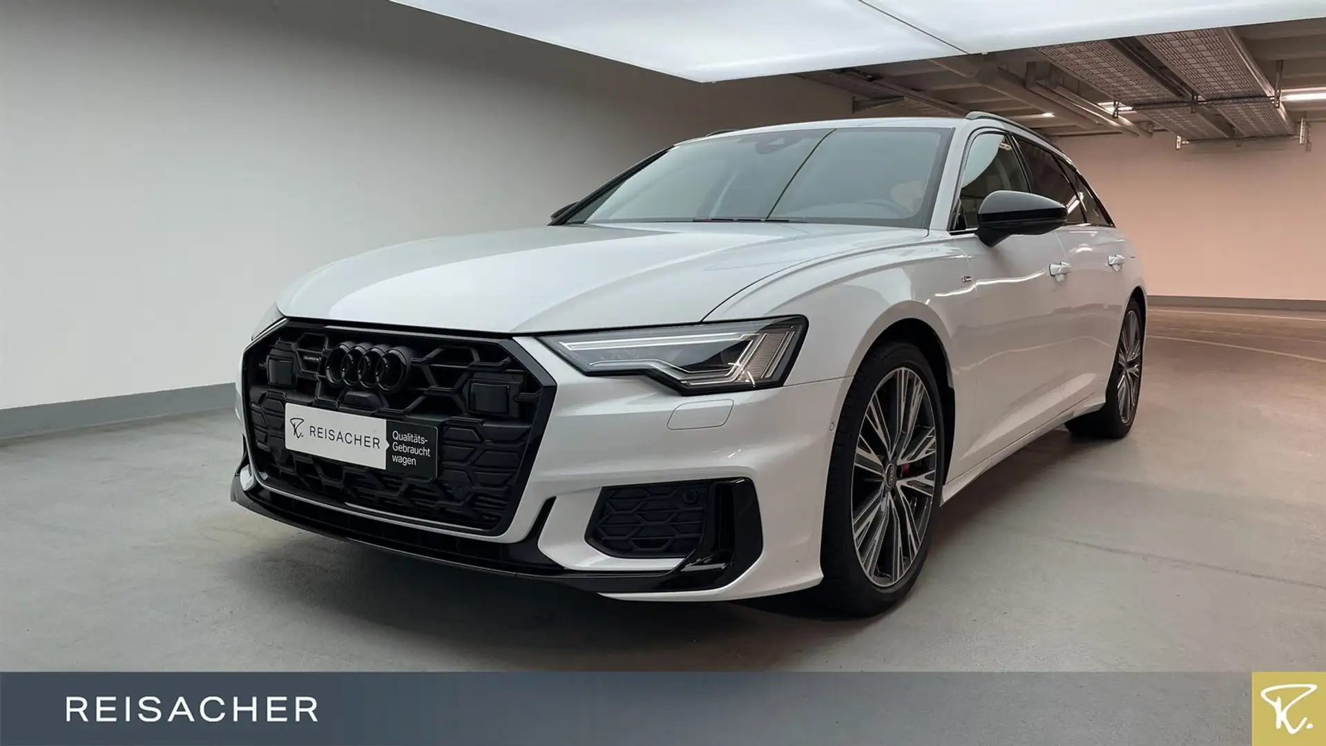 Audi A6 Avant 55 TFSIe Sline Paket,Navi,LED,AHK,8fach Blanc - 1