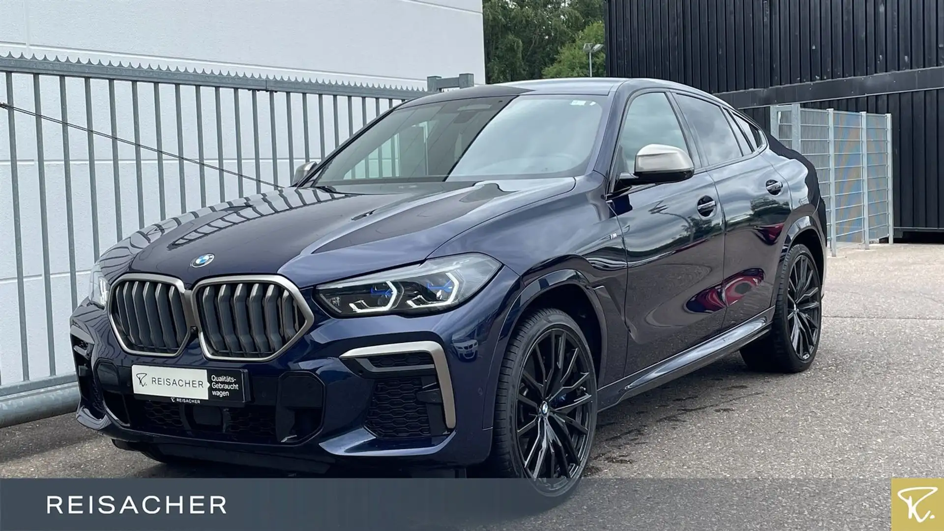 BMW X6 M i Laser,AHK,HUD,DA-Pro,M-Sitz,H/K,22"LM Bleu - 1