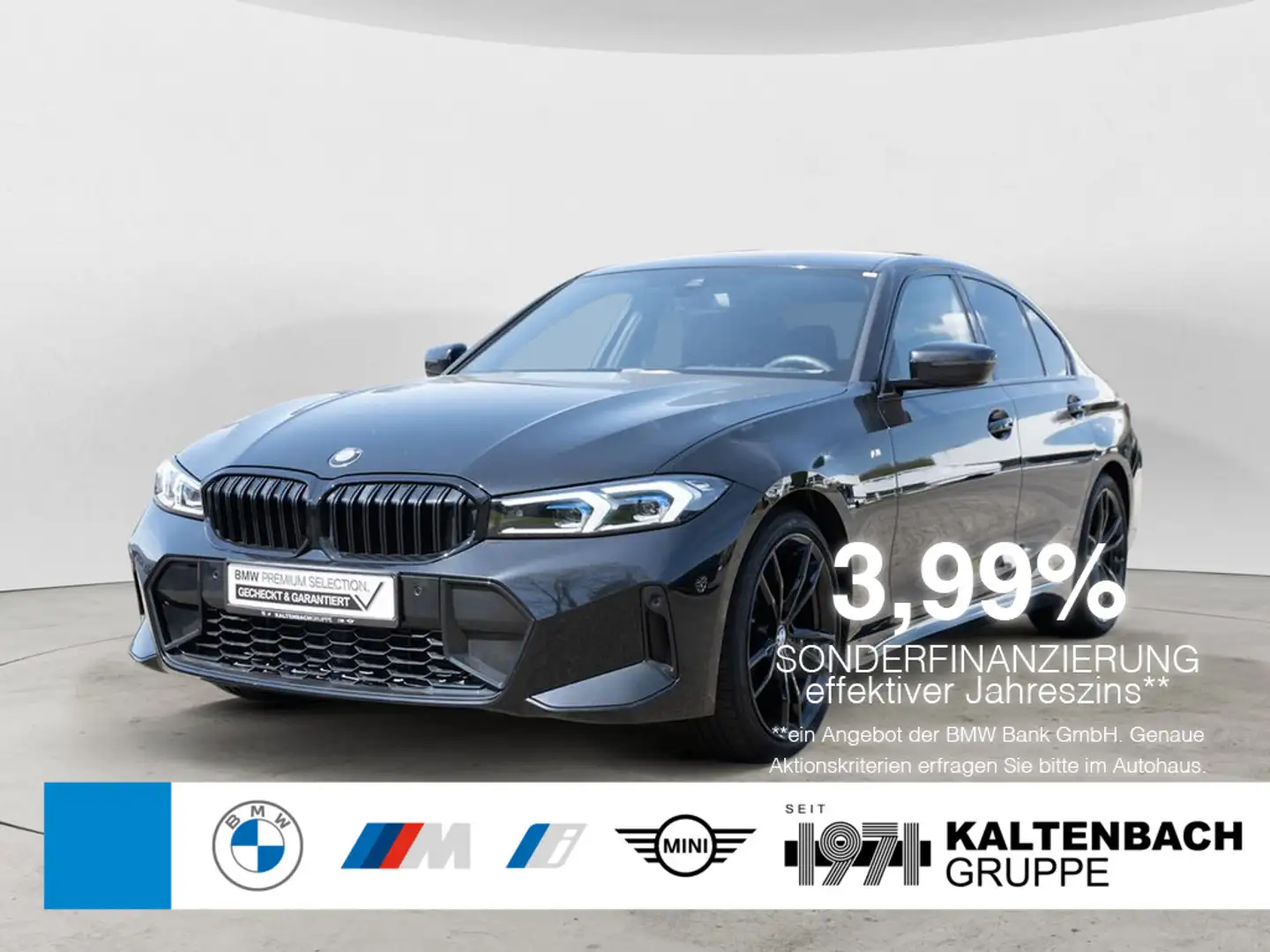 BMW 320 i M-Sportpaket HUD LED NAVI H/K KAMERA Negro - 1