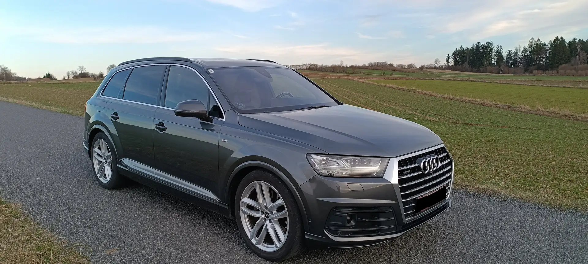 Audi Q7 Q7 3,0 TDI Quattro Vollausstattung Grau - 1