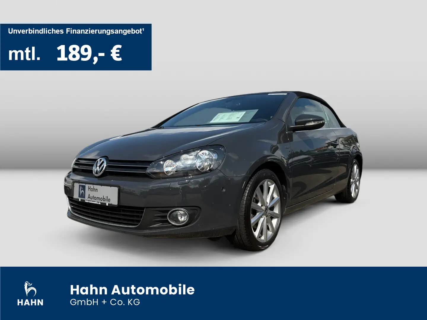 Volkswagen Golf VI Cabriolet 1.2TSI Lounge ParkAssist GRA N Grau - 1