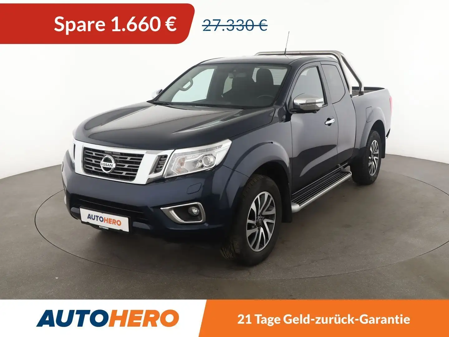 Nissan NP300 2.3 dCi N-Connecta King Cab 4x4 *NAVI*LED*TEMPO* Niebieski - 1
