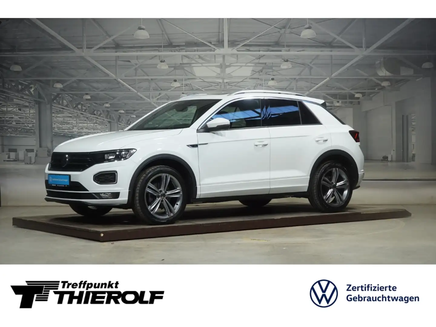 Volkswagen T-Roc Sport 1.5 TSI R-Line 18 Zoll ACC KAMERA LED Weiß - 1