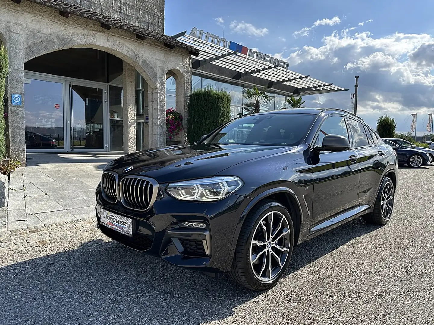 BMW X4 M 40d Aut./M-SPORTSITZE/PANO/H&K/GESTIK/HUD/AHK/A... Noir - 2