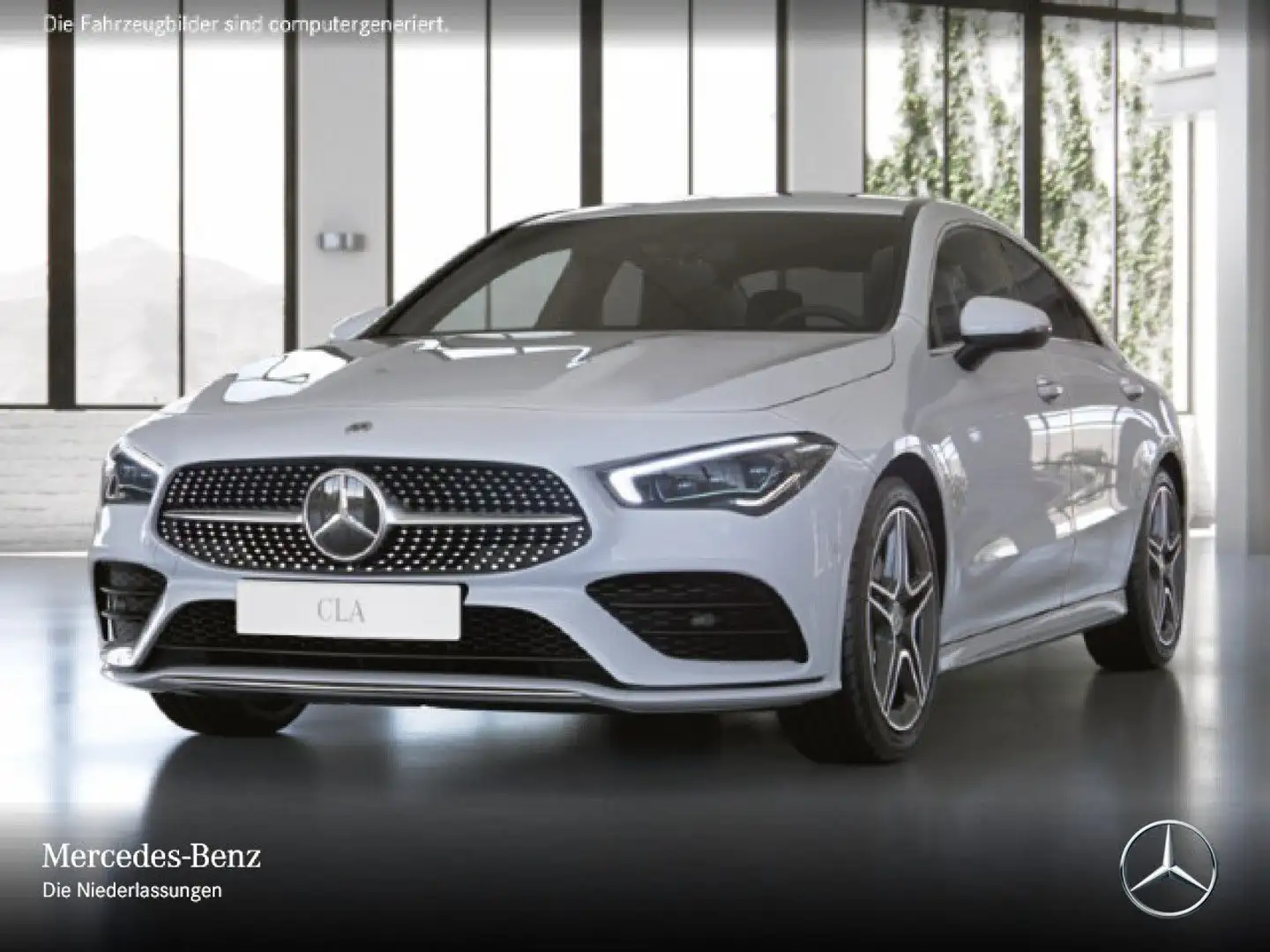 Mercedes-Benz CLA 250 e AMG+AHK+KEYLESS+8G Weiß - 2